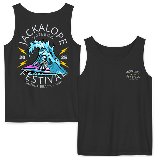 Jackalope Festival 2025 Jetski Tank Top in ##color-pattern##