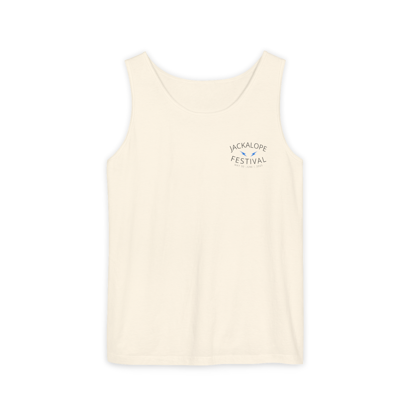 Jackalope Festival 2025 Skydive Tank Top in ##color-pattern##