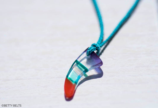 Upcycled Surfite Charm Necklace