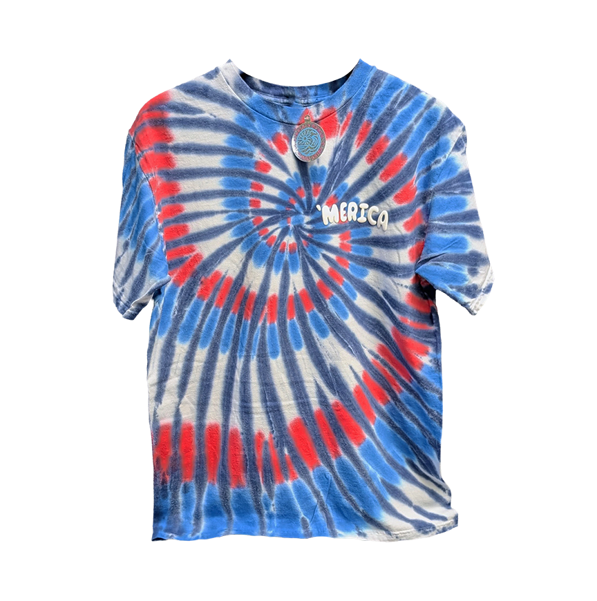 'Merica Glory Swirl Tie Dye T-Shirt