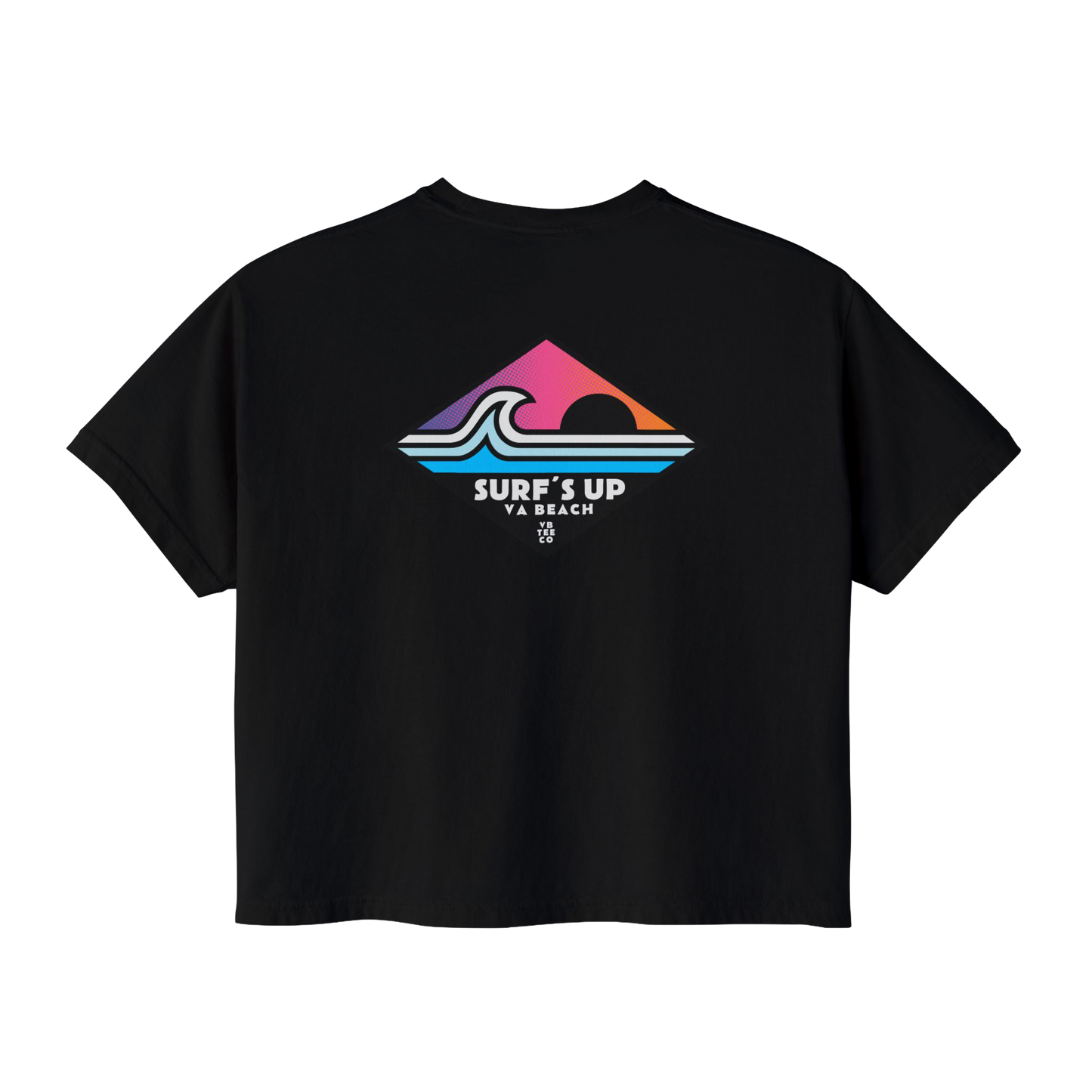 Surfs Up Design Women's Boxy Tee