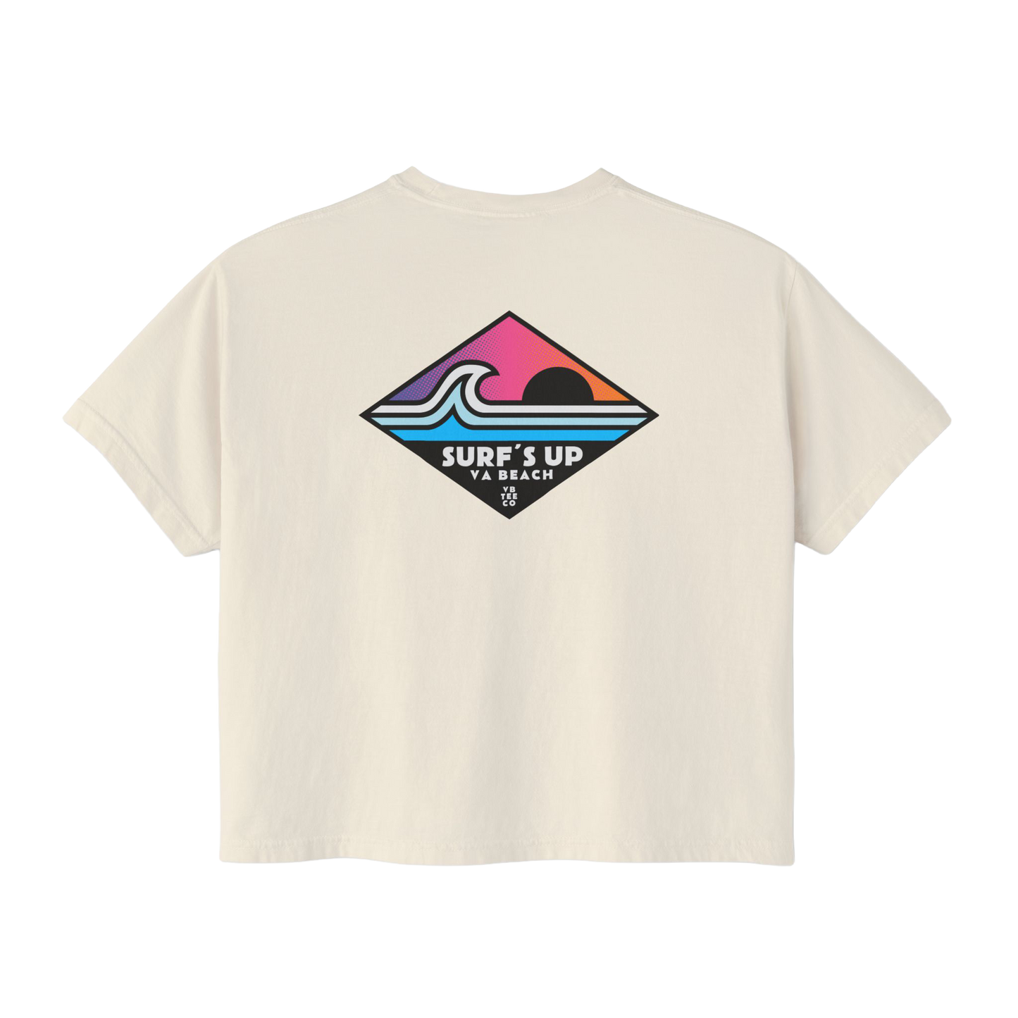 Surfs Up Design Women's Boxy Tee