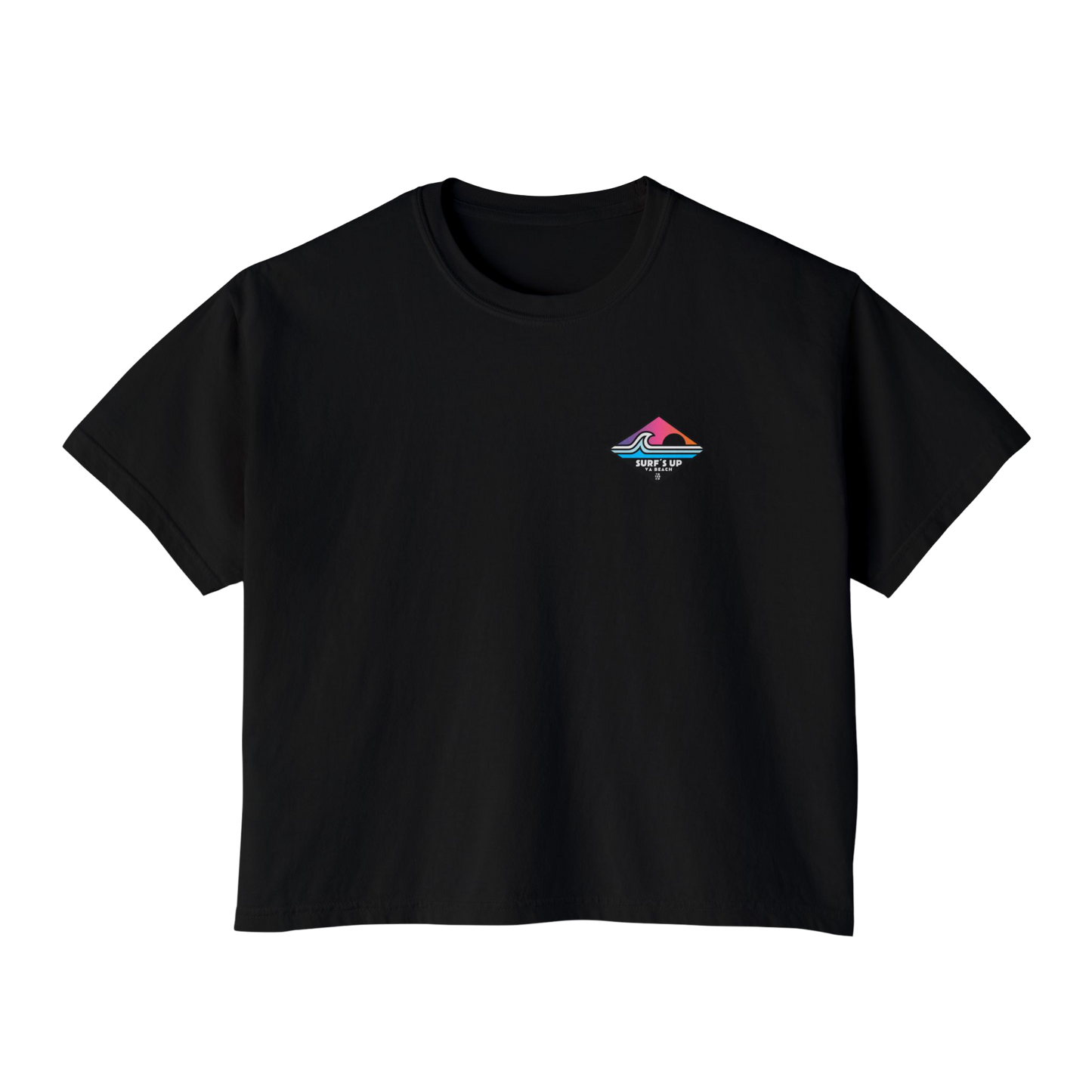 Surfs Up Design Women's Boxy Tee