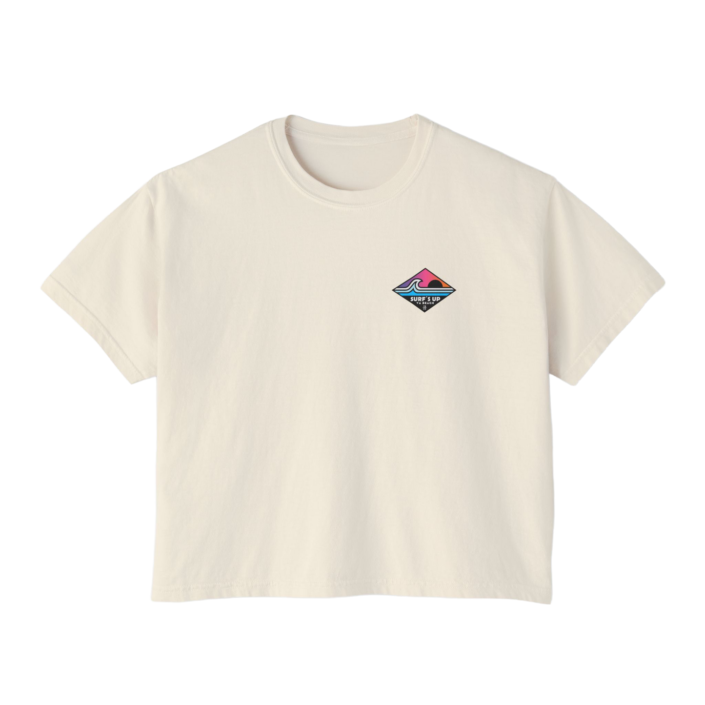Surfs Up Design Women's Boxy Tee