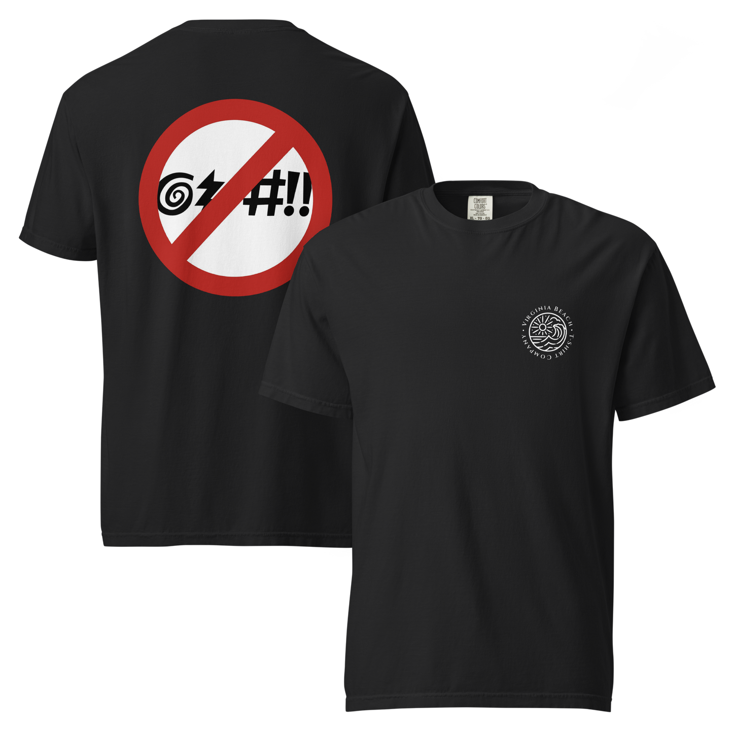 Virginia Beach No Cursing T-Shirt in ##color-pattern##