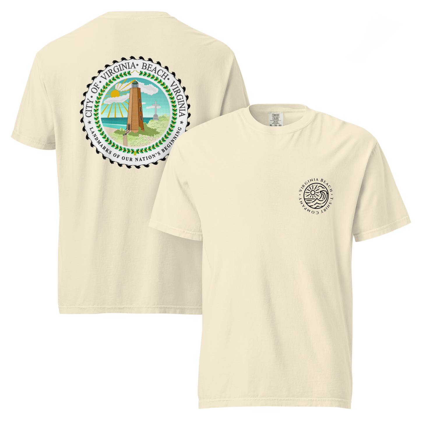 Virginia Beach City Seal T-Shirt in ##color-pattern##