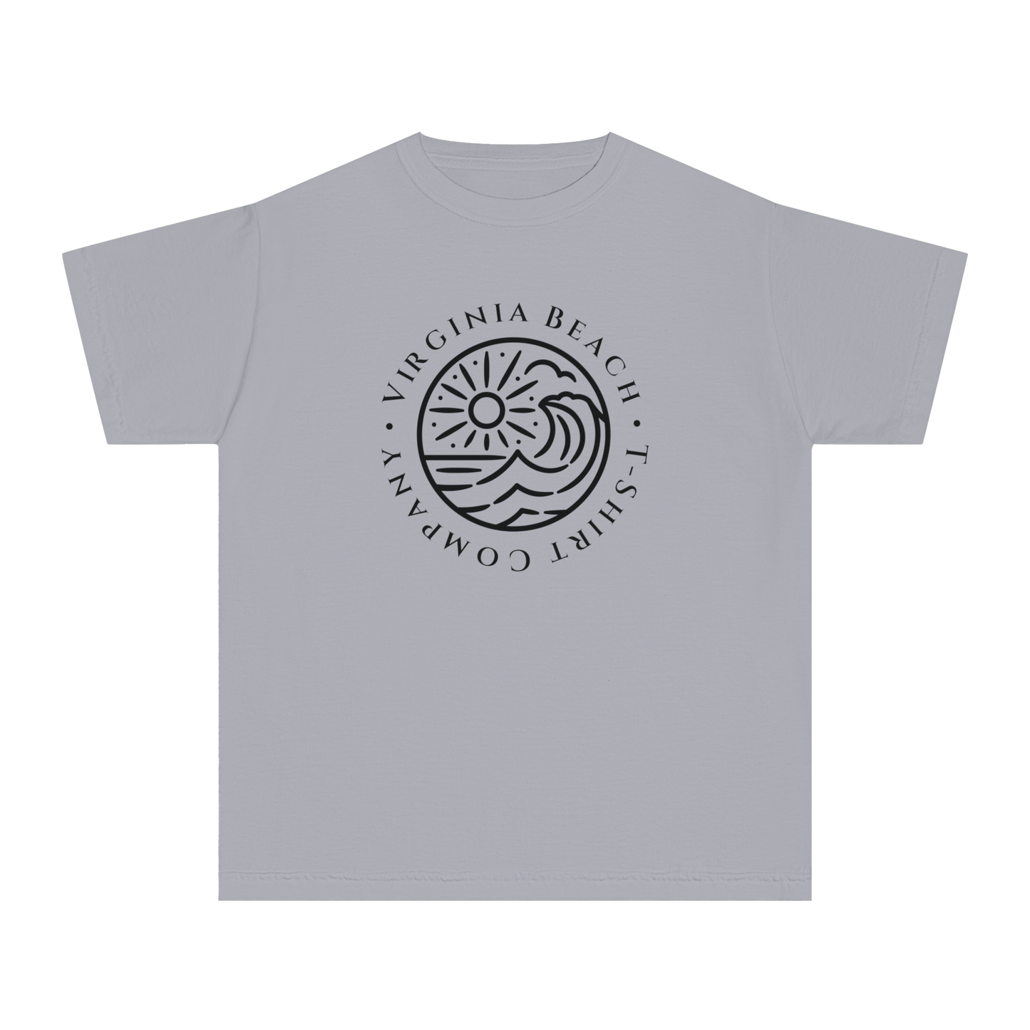 Youth Virginia Beach T-Shirt Company Logo Tee in ##color-pattern##