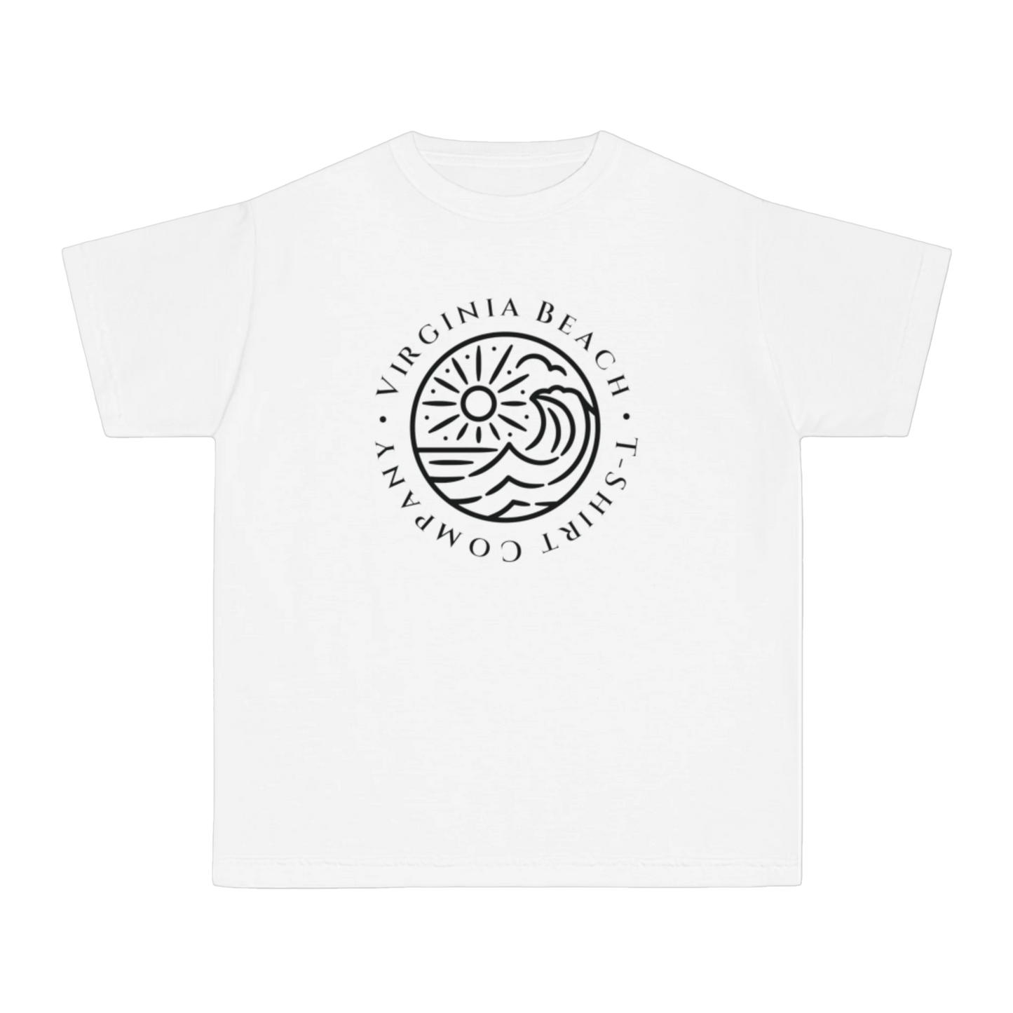 Youth Virginia Beach T-Shirt Company Logo Tee in ##color-pattern##