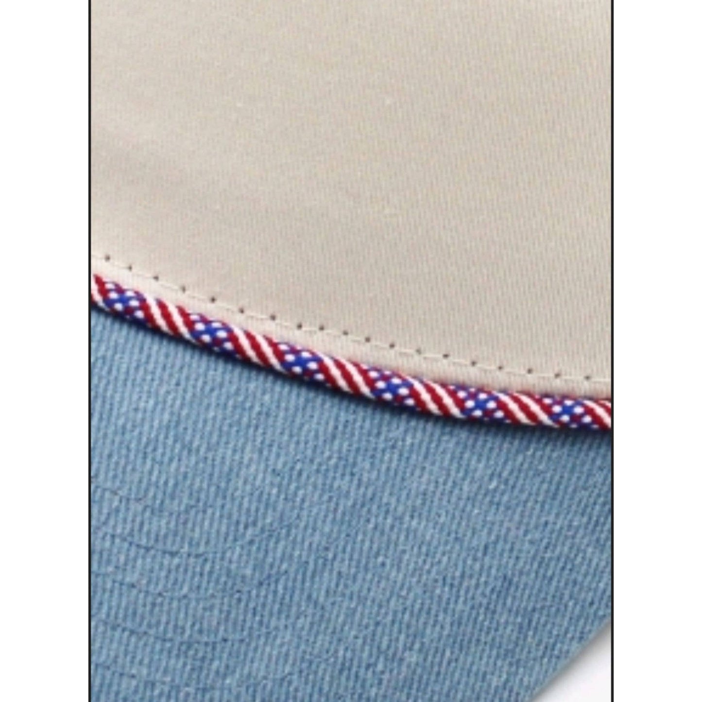 1776 Betsy Ross Flag Hat with Denim Brim