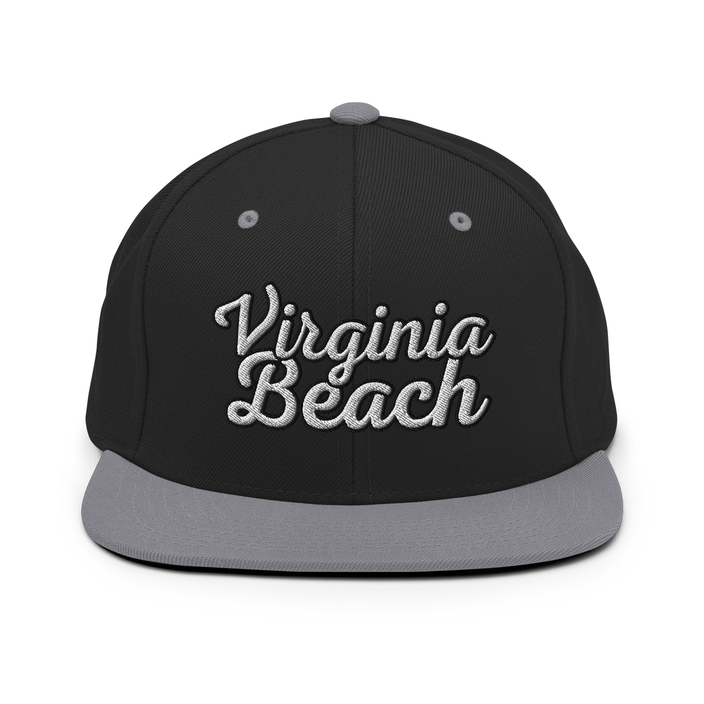 Virginia Beach Embroidered Snapback Hat in ##color-pattern##
