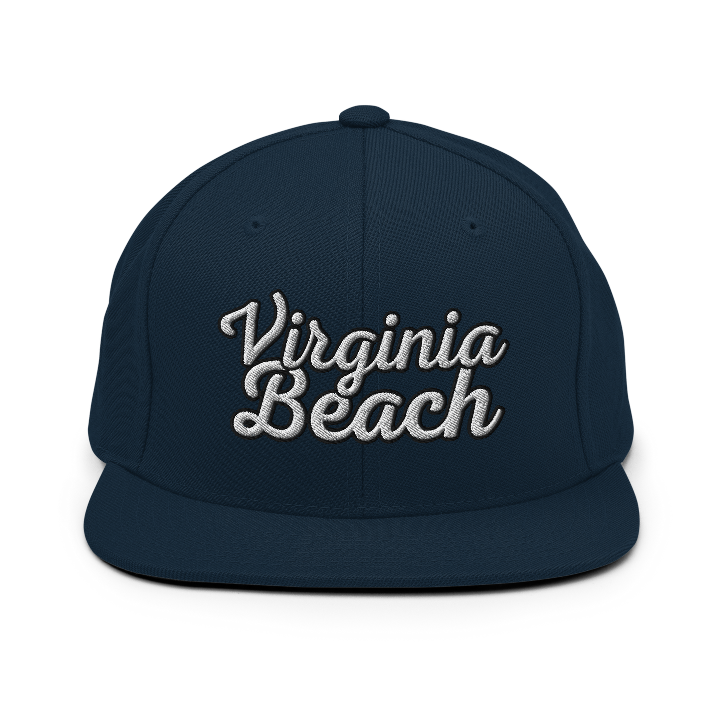 Virginia Beach Embroidered Snapback Hat in ##color-pattern##