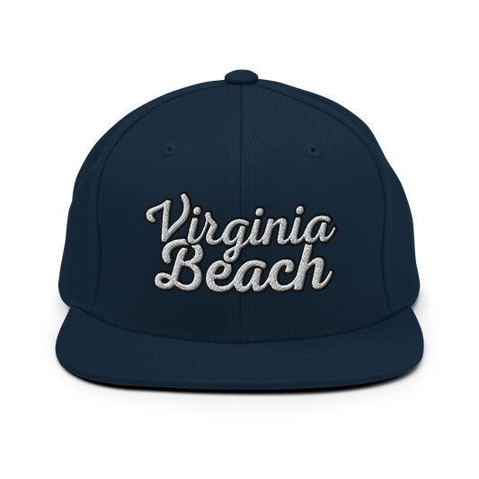 Virginia Beach Embroidered Snapback Hat in ##color-pattern##