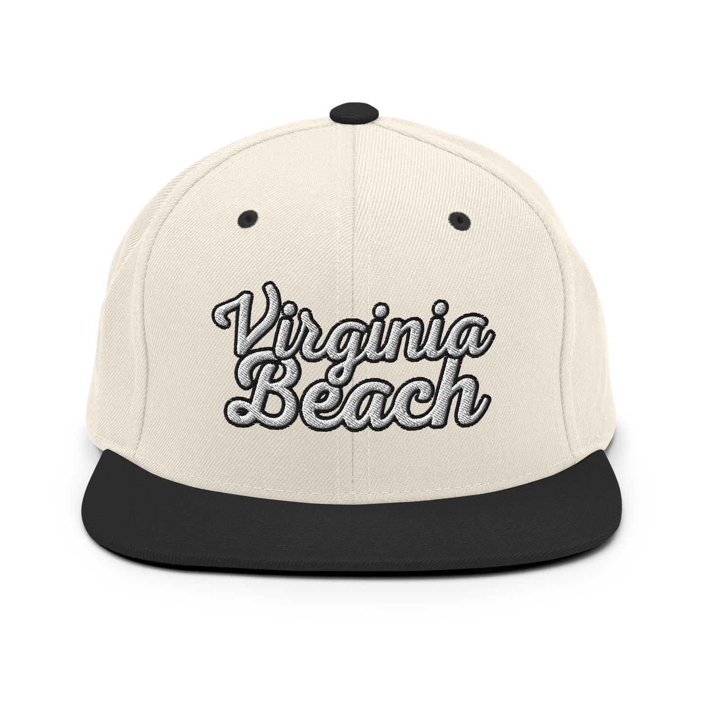 Virginia Beach Embroidered Snapback Hat in ##color-pattern##
