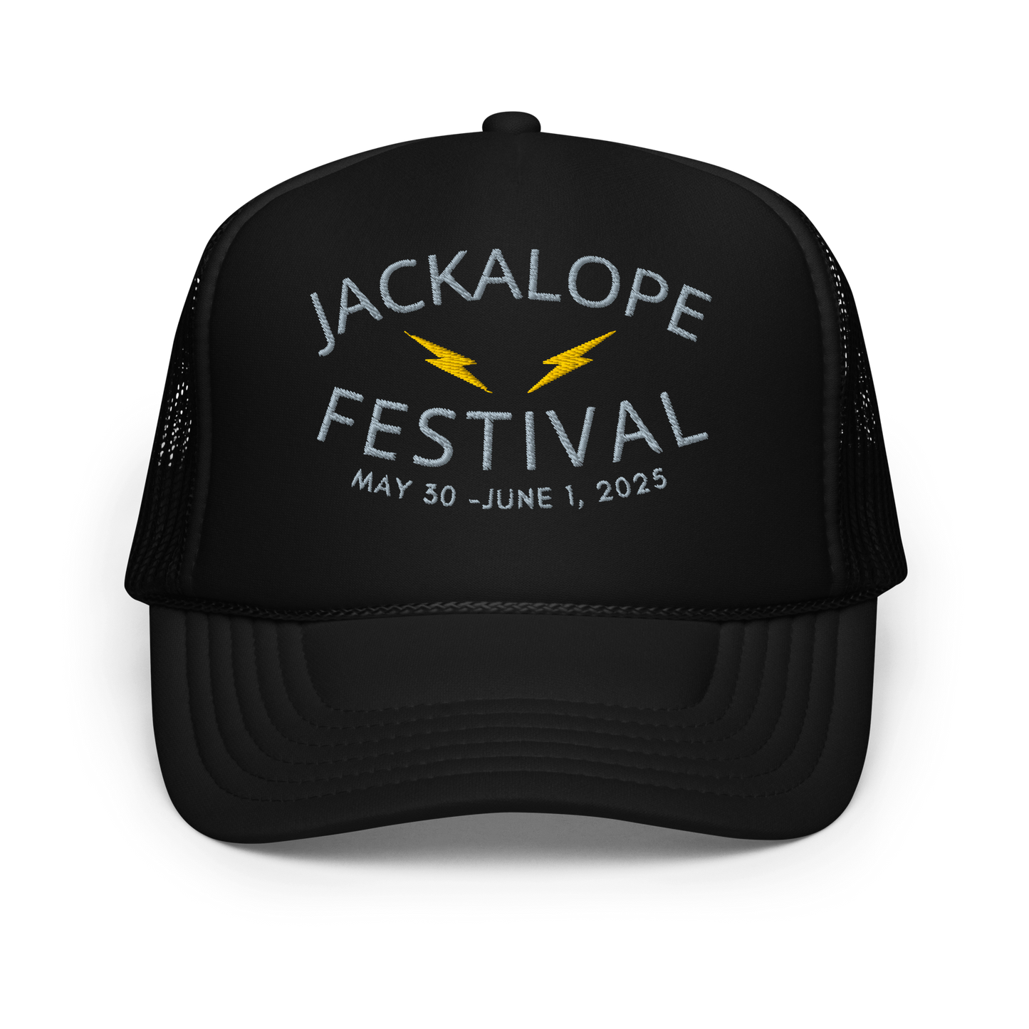 Jackalope 2025 Embroidered Foam trucker hat in ##color-pattern##