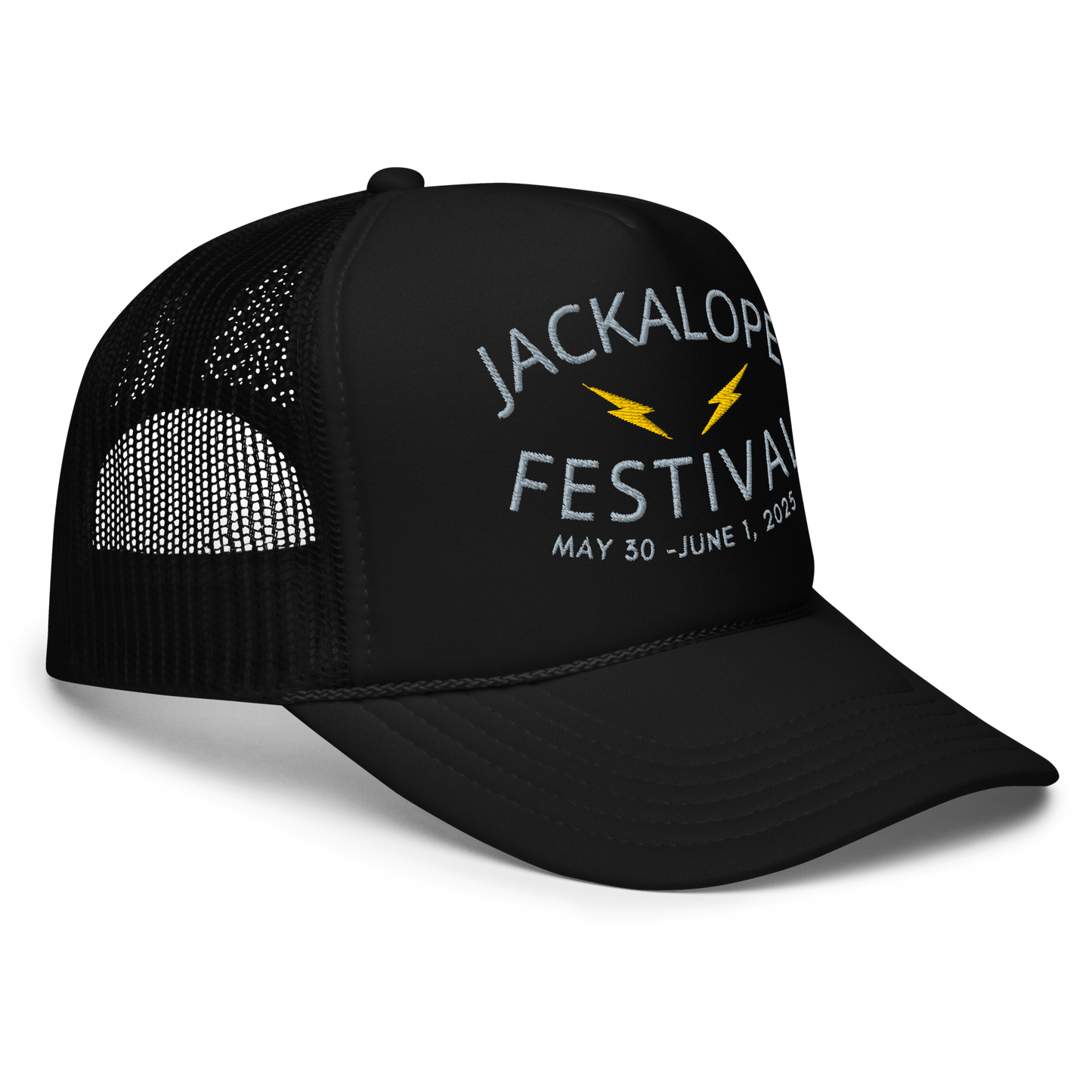 Jackalope 2025 Embroidered Foam trucker hat in ##color-pattern##