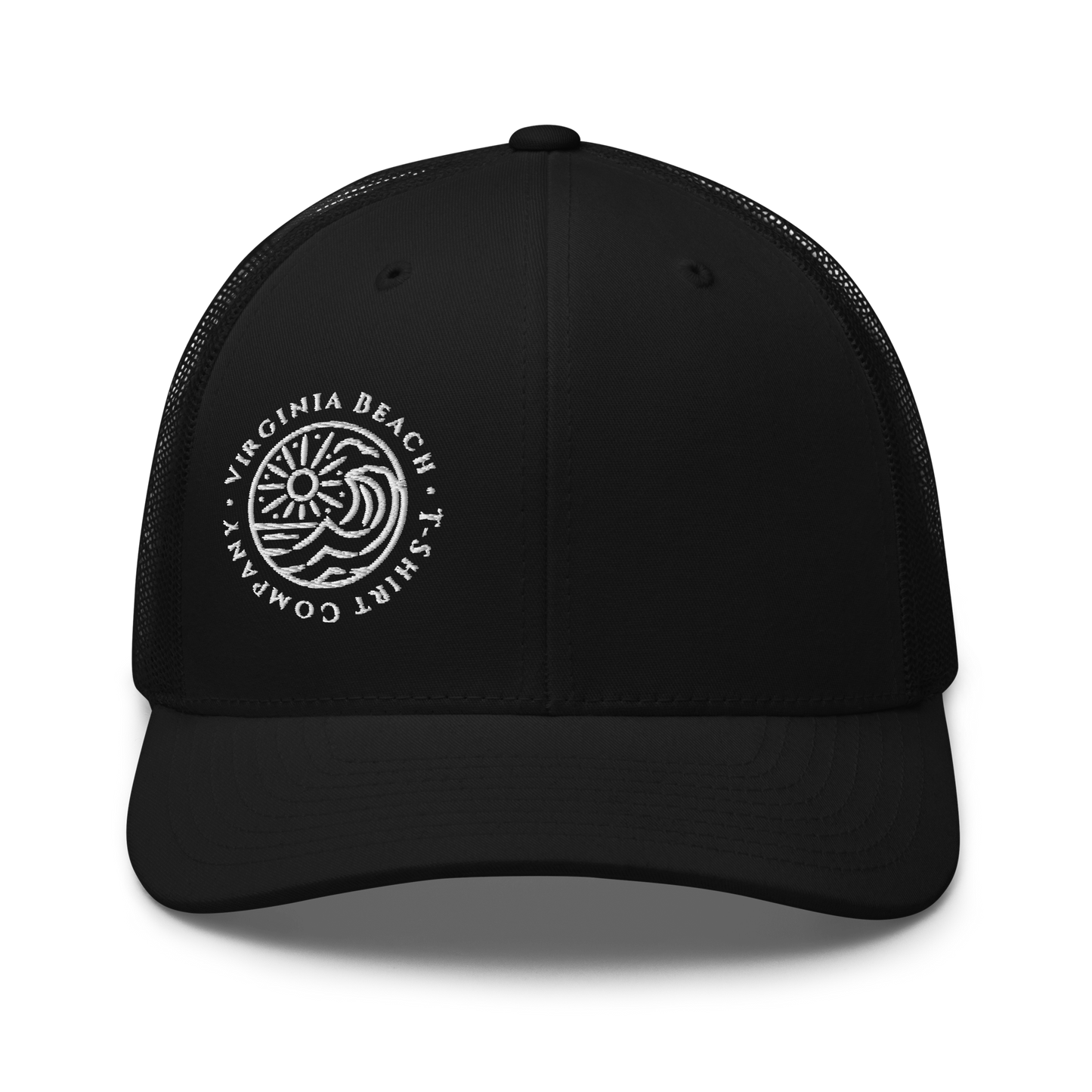 VBTeeCo Embroidered Logo Trucker Cap in ##color-pattern##