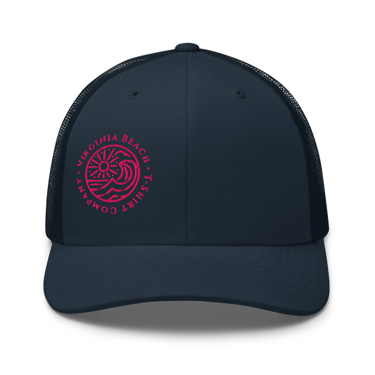 VBTeeCo Embroidered Logo Trucker Cap in ##color-pattern##