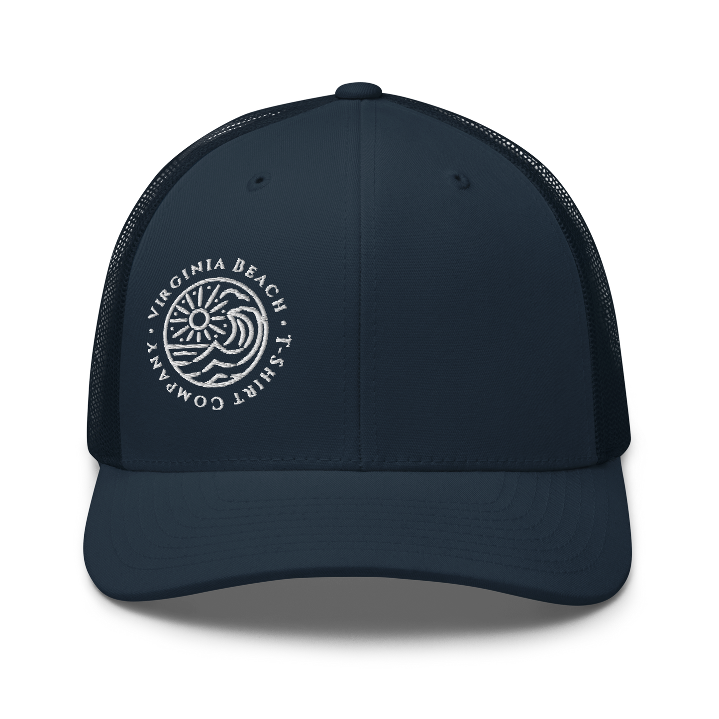VBTeeCo Embroidered Logo Trucker Cap in ##color-pattern##