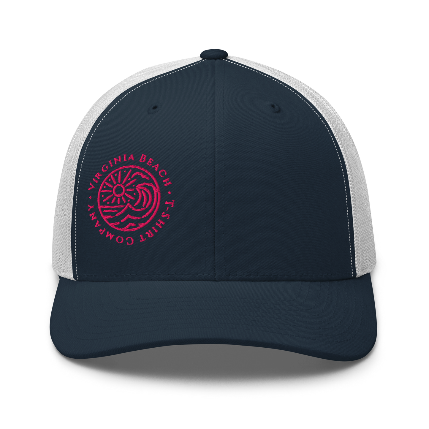 VBTeeCo Embroidered Logo Trucker Cap in ##color-pattern##