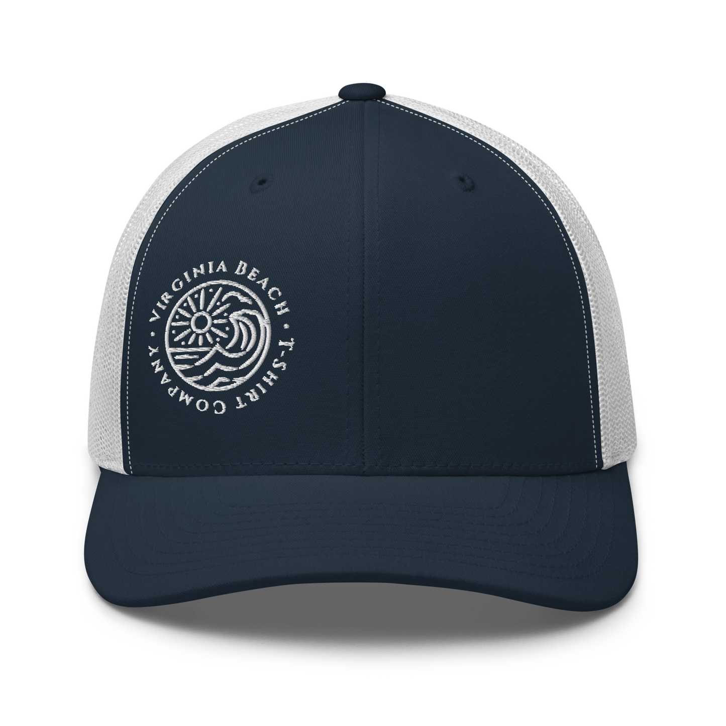 VBTeeCo Embroidered Logo Trucker Cap in ##color-pattern##