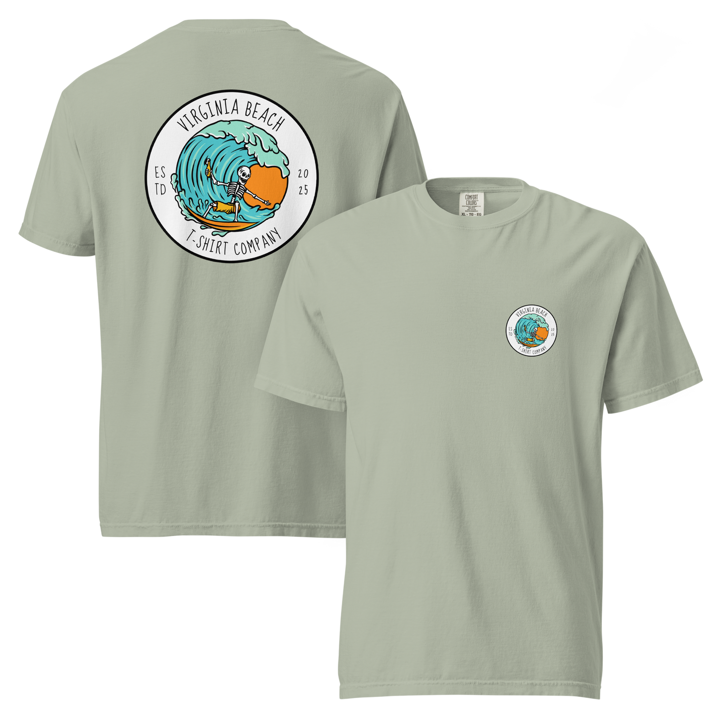 Surfing Bones T-Shirt in ##color-pattern##