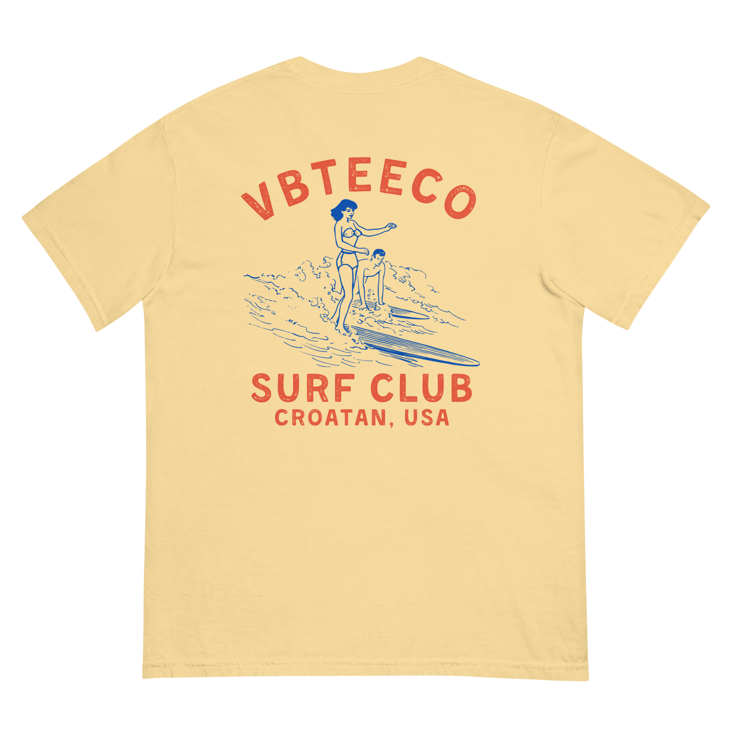 Croatan Surf Club T-Shirt in ##color-pattern##