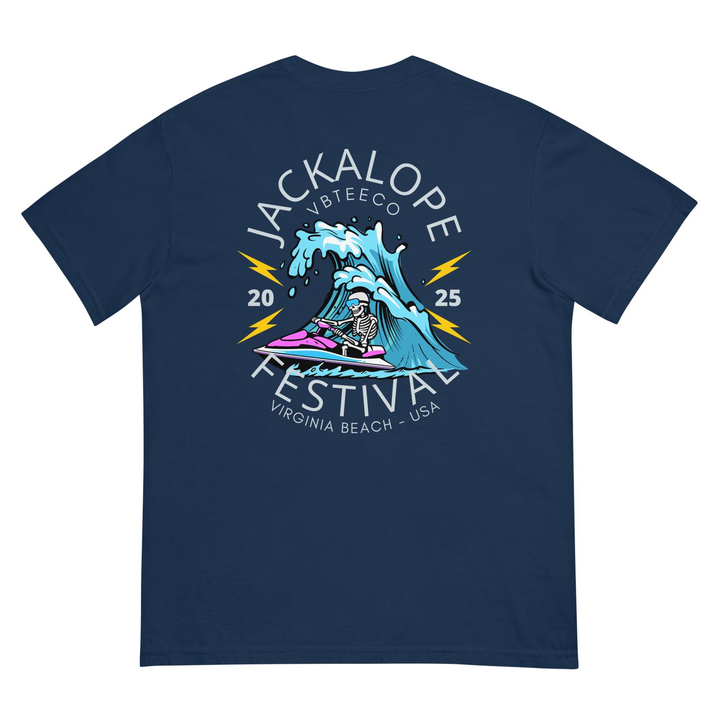 Jackalope Festival 2025 Jetski T-Shirt in ##color-pattern##