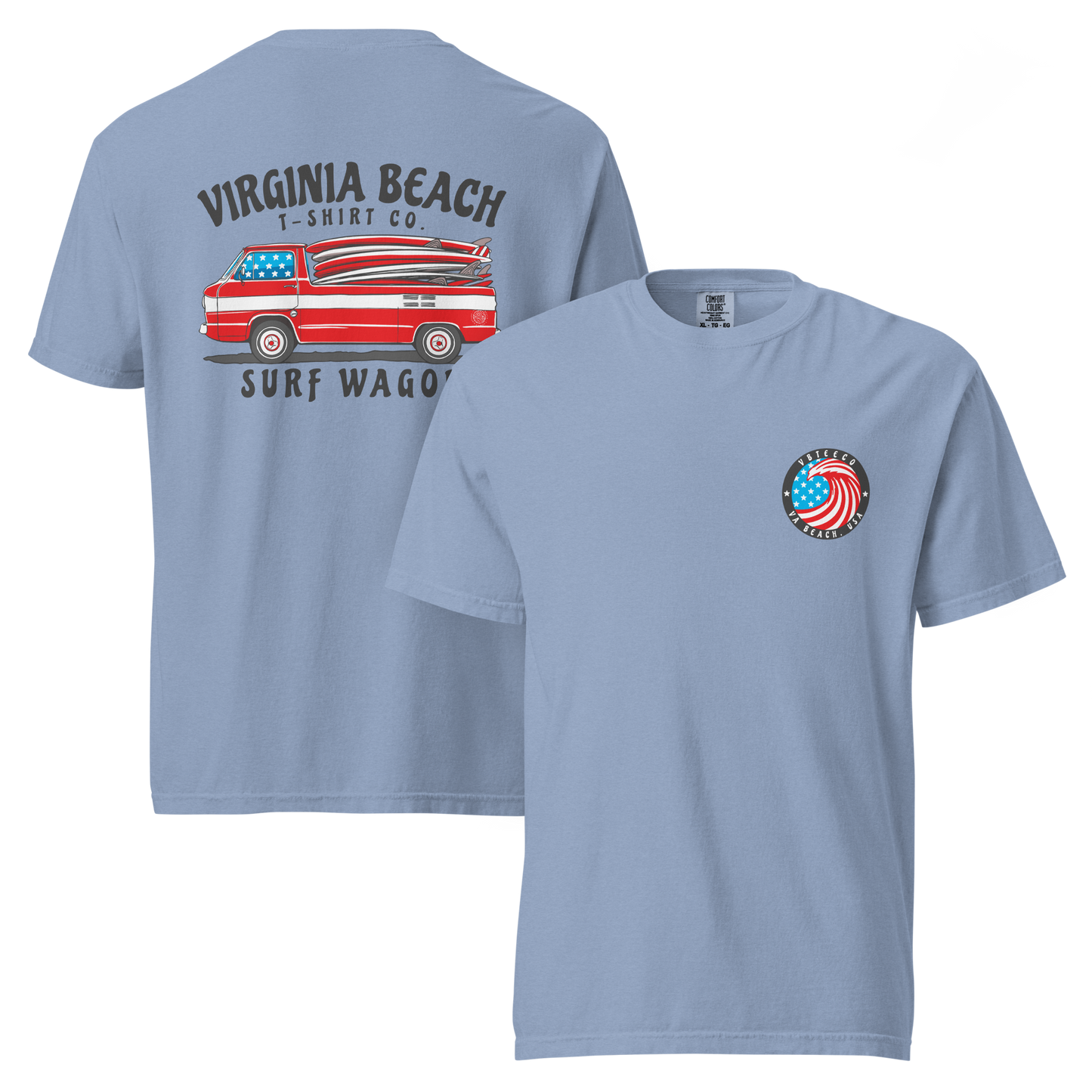 Surf Wagon T-Shirt in ##color-pattern##