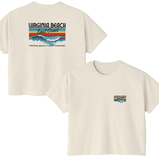 East Coast Women's Crop Top in ##color-pattern##