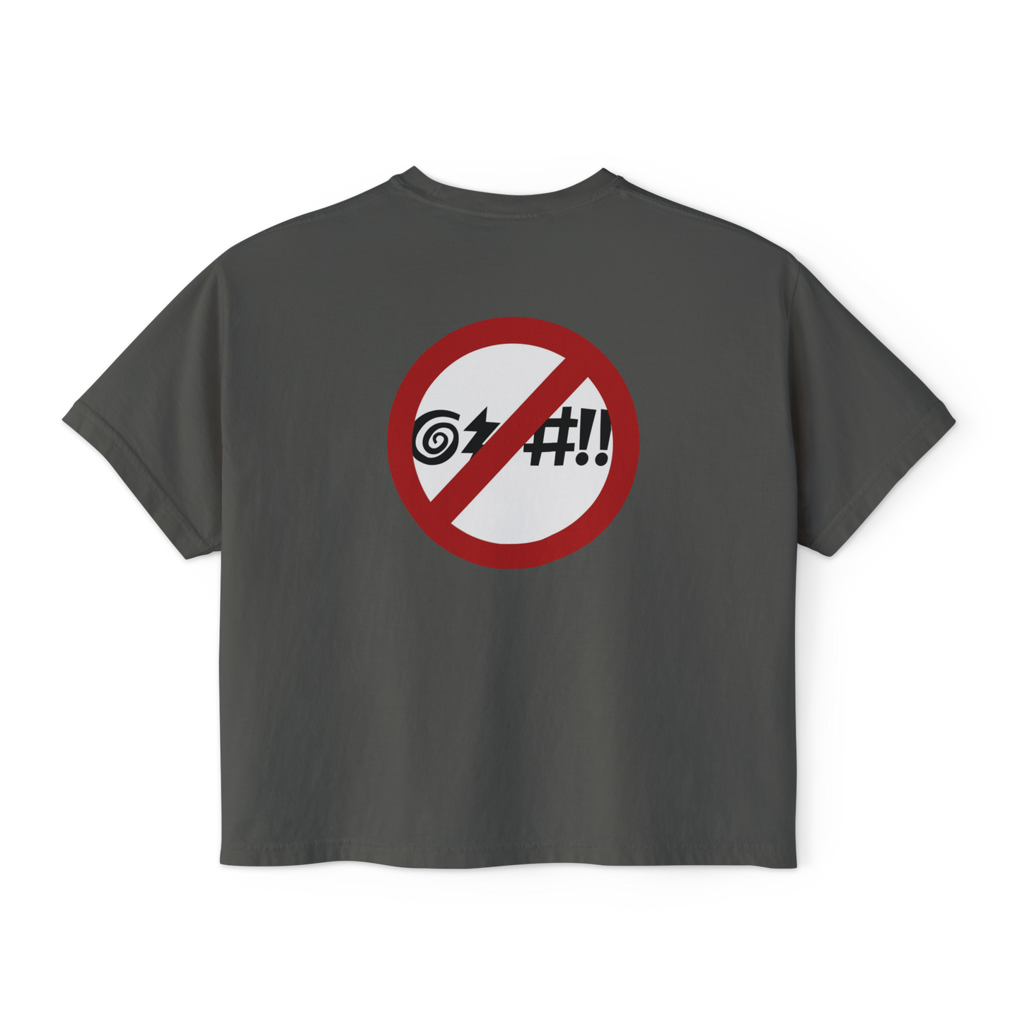 Virginia Beach No Cursing Sign Women's Crop Top in ##color-pattern##