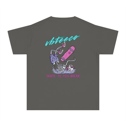 VBTeeCo - Youth Midweight Breaking Bones Tee - Kids Wear -Skate Shirt