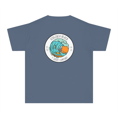 VBTeeCo - Youth Midweight Surfing Bones Tee - Kids beach shirt