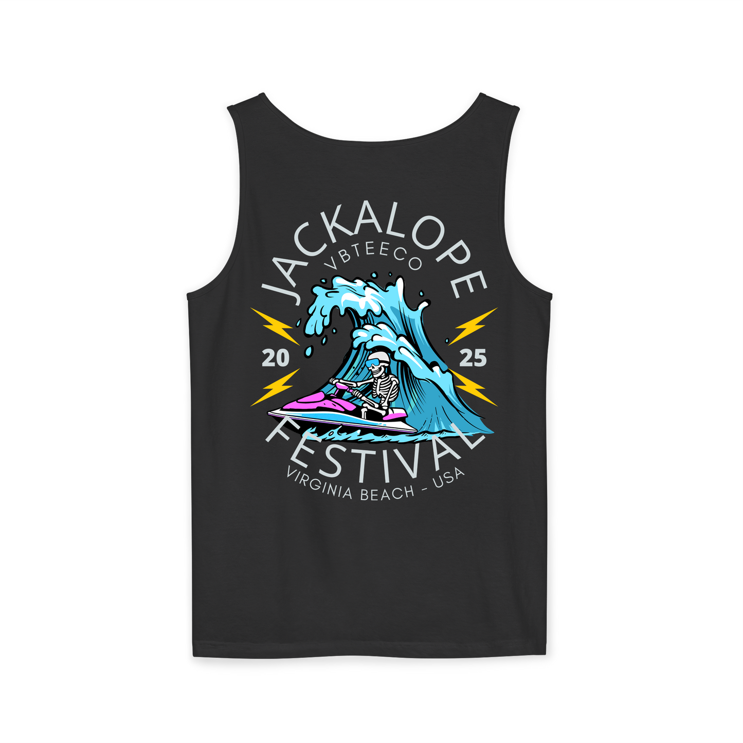 Jackalope Festival 2025 Jetski Tank Top in ##color-pattern##