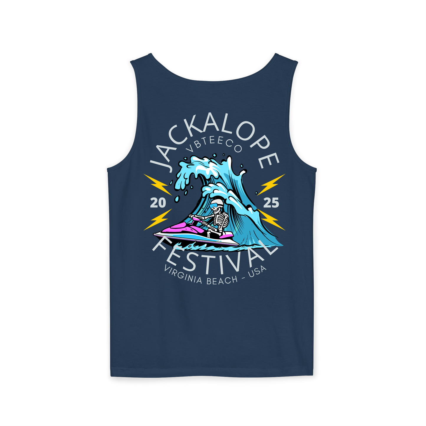 Jackalope Festival 2025 Jetski Tank Top in ##color-pattern##