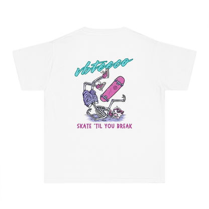 VBTeeCo - Youth Midweight Breaking Bones Tee - Kids Wear -Skate Shirt