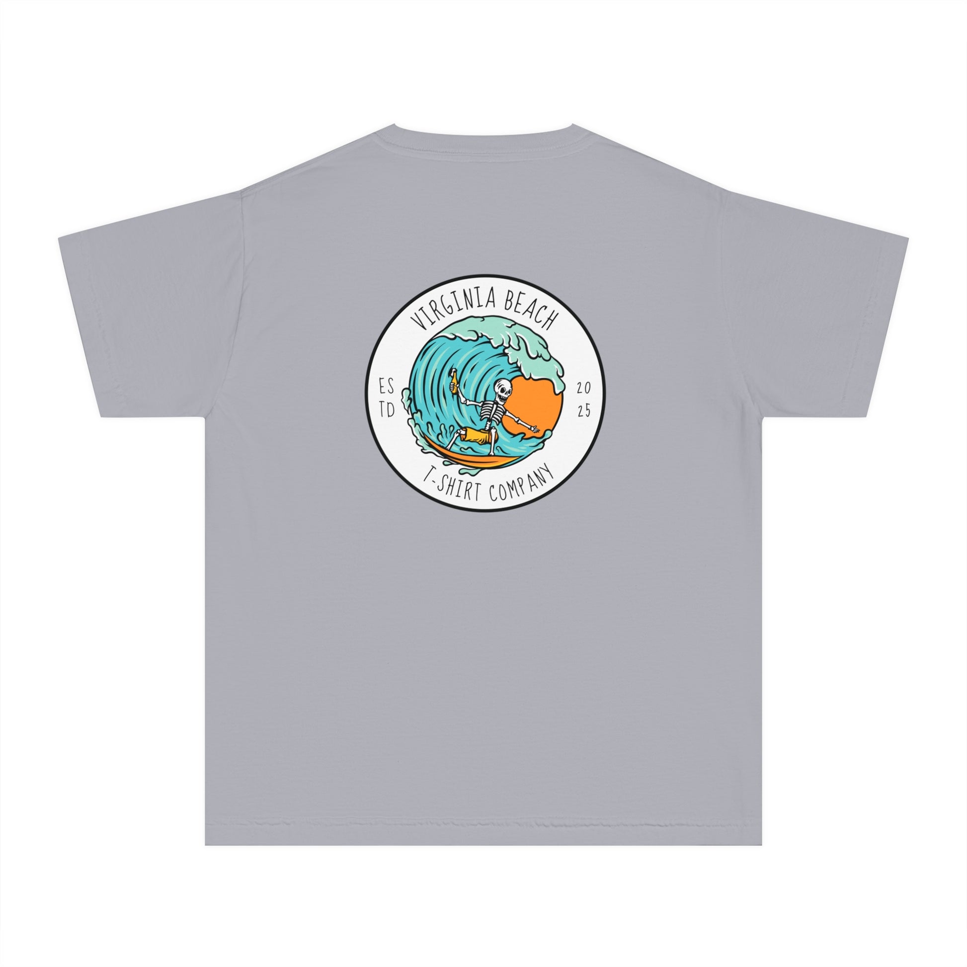 VBTeeCo - Youth Midweight Surfing Bones Tee - Kids beach shirt