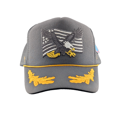 American Eagle Black Out Patch Hat