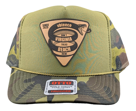 Don't Tread On Me Camo Trucker Hat