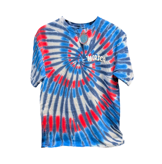 'Merica Glory Swirl Tie Dye T-Shirt