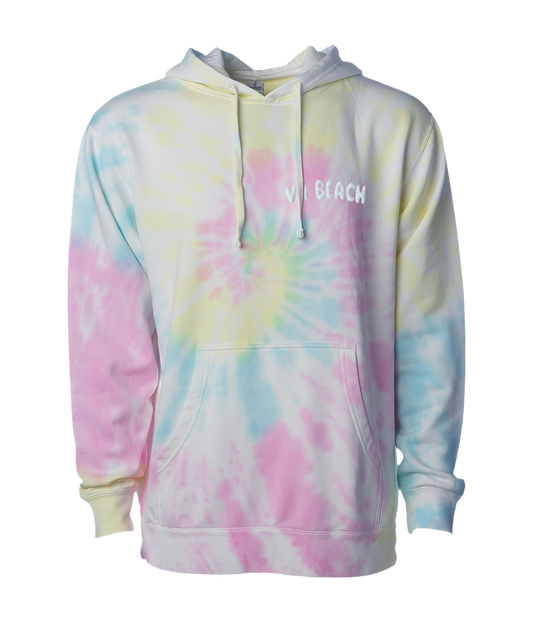 VA Beach Tie Dye Hoodie