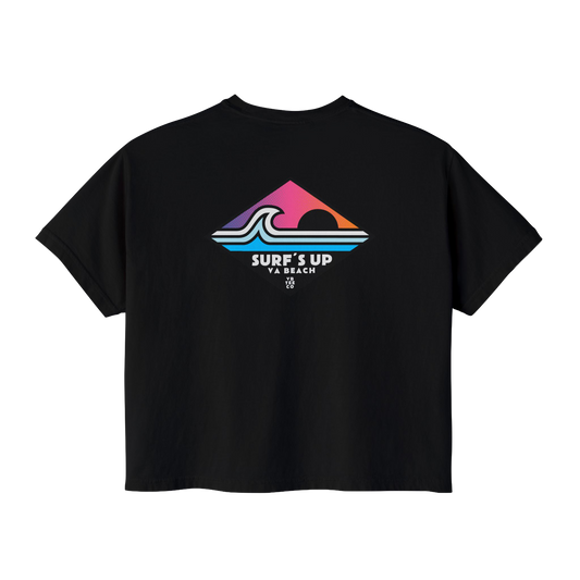 Surfs Up Design Women's Boxy Tee