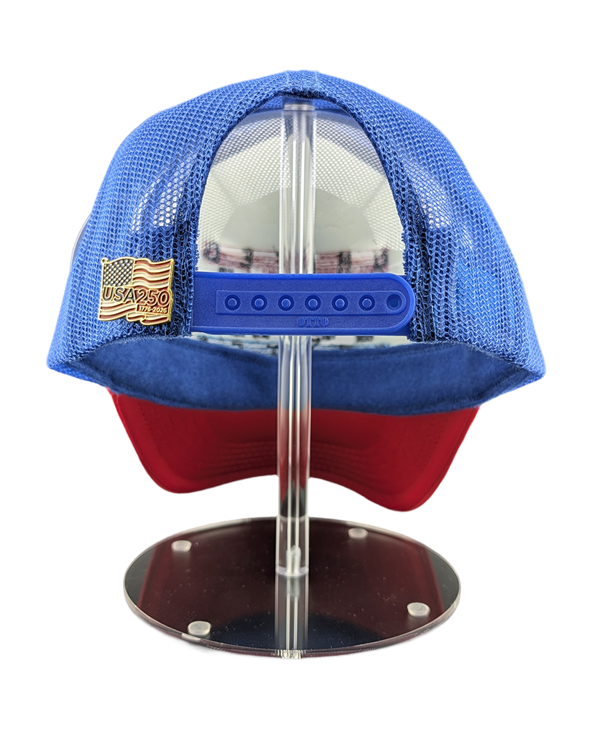 VB VA USA Embroidered Trucker Hat - America 250 Edition