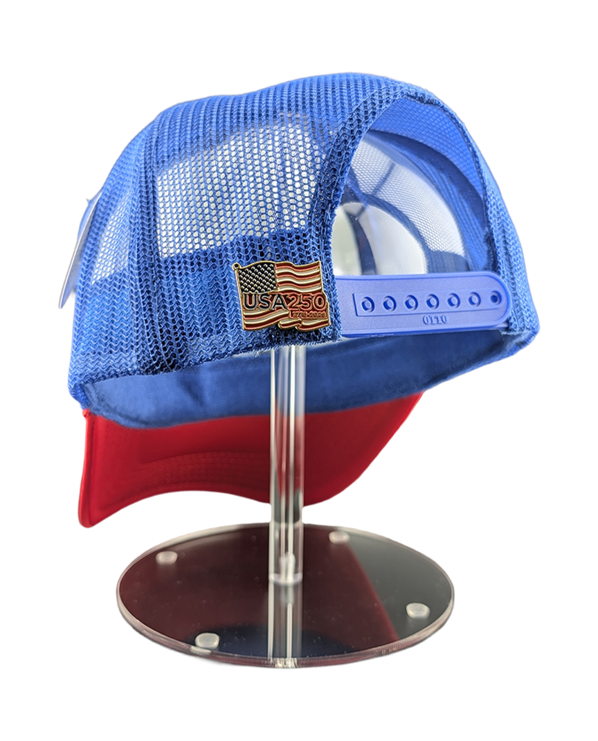 VB VA USA Embroidered Trucker Hat - America 250 Edition