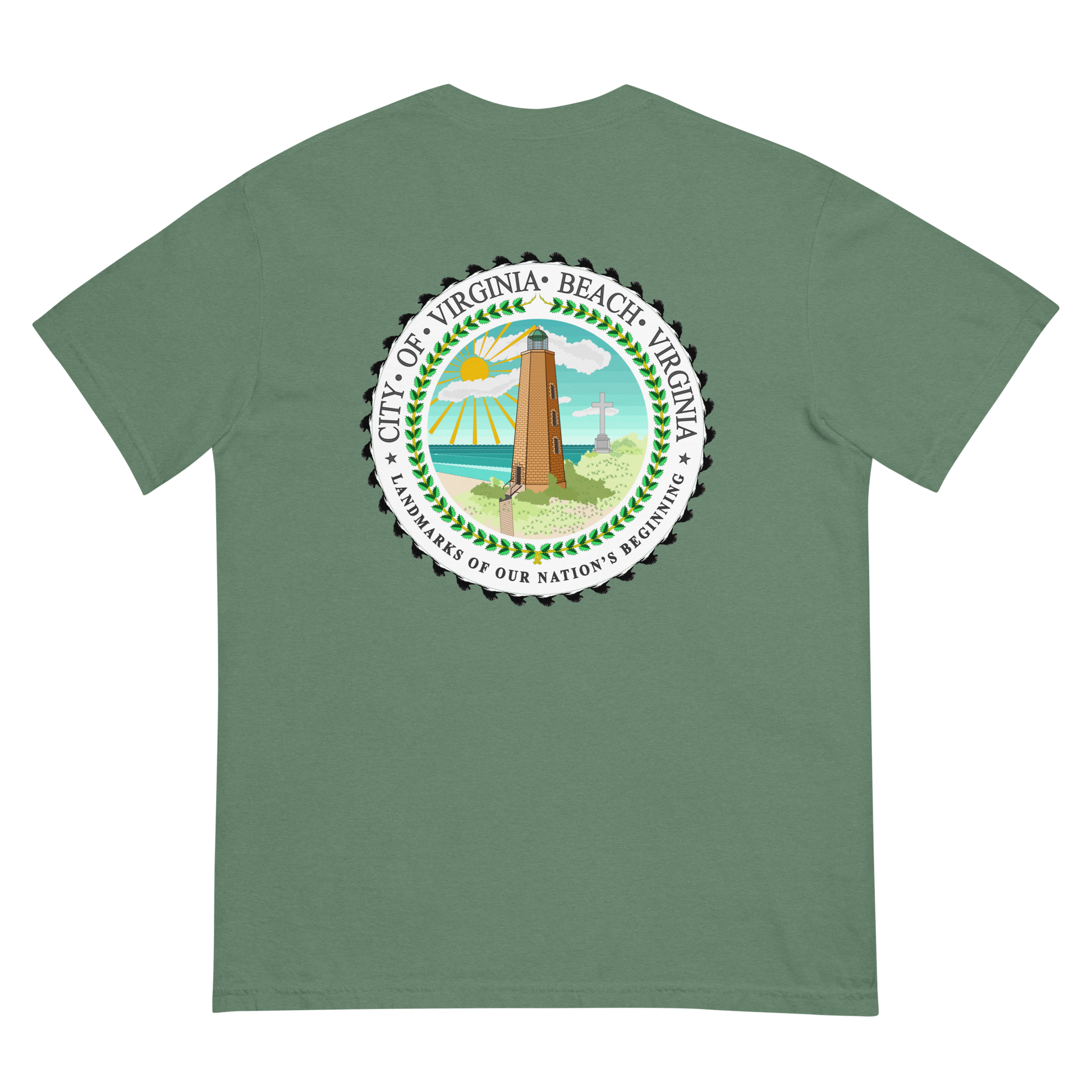 Virginia Beach City Seal T-Shirt in ##color-pattern##