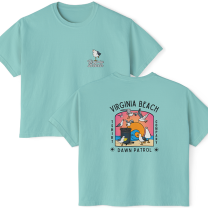 VBTeeCo - Dawn Patrol Women's Crop Top - Virginia Beach Apparel