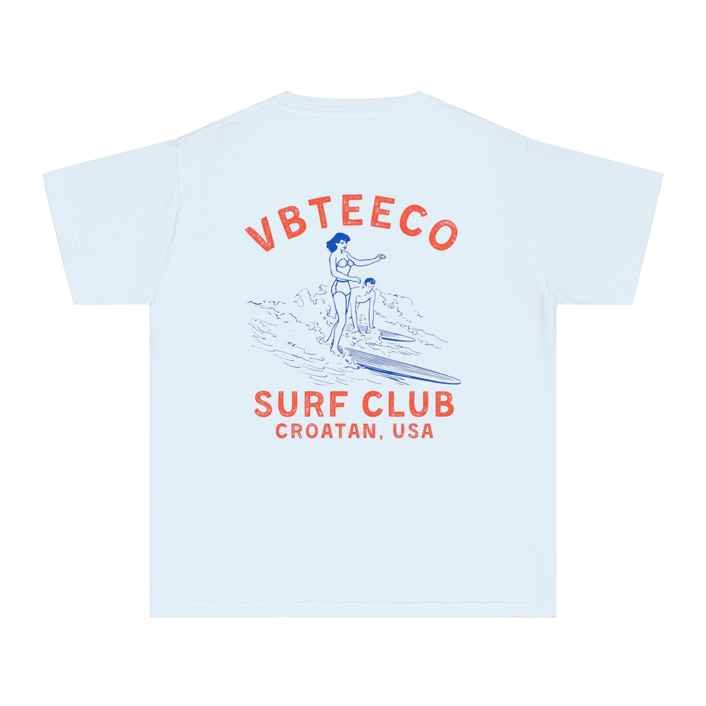 Youth VBTeeCo Croatan Surf Club T-Shirt in ##color-pattern##