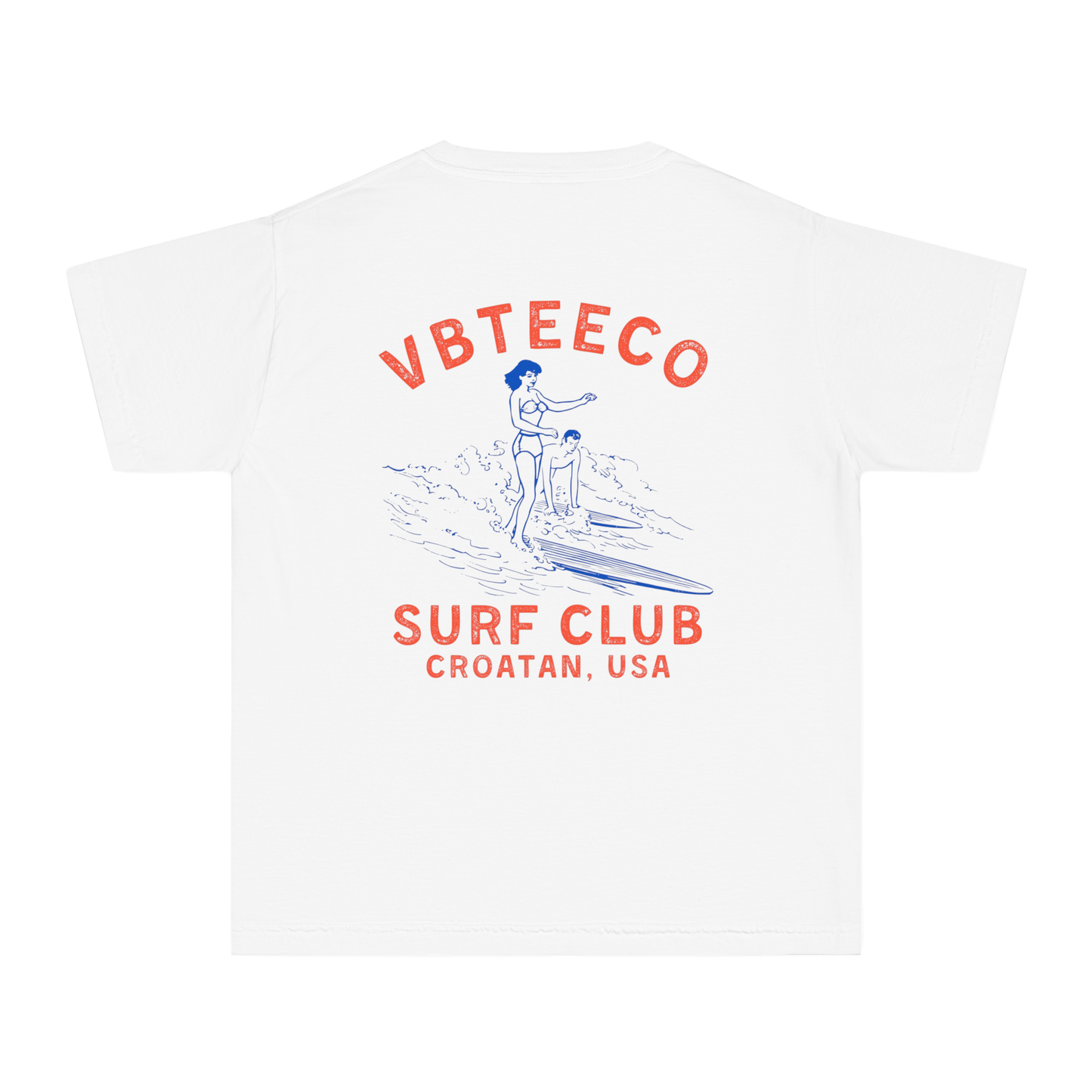 Youth VBTeeCo Croatan Surf Club T-Shirt in ##color-pattern##