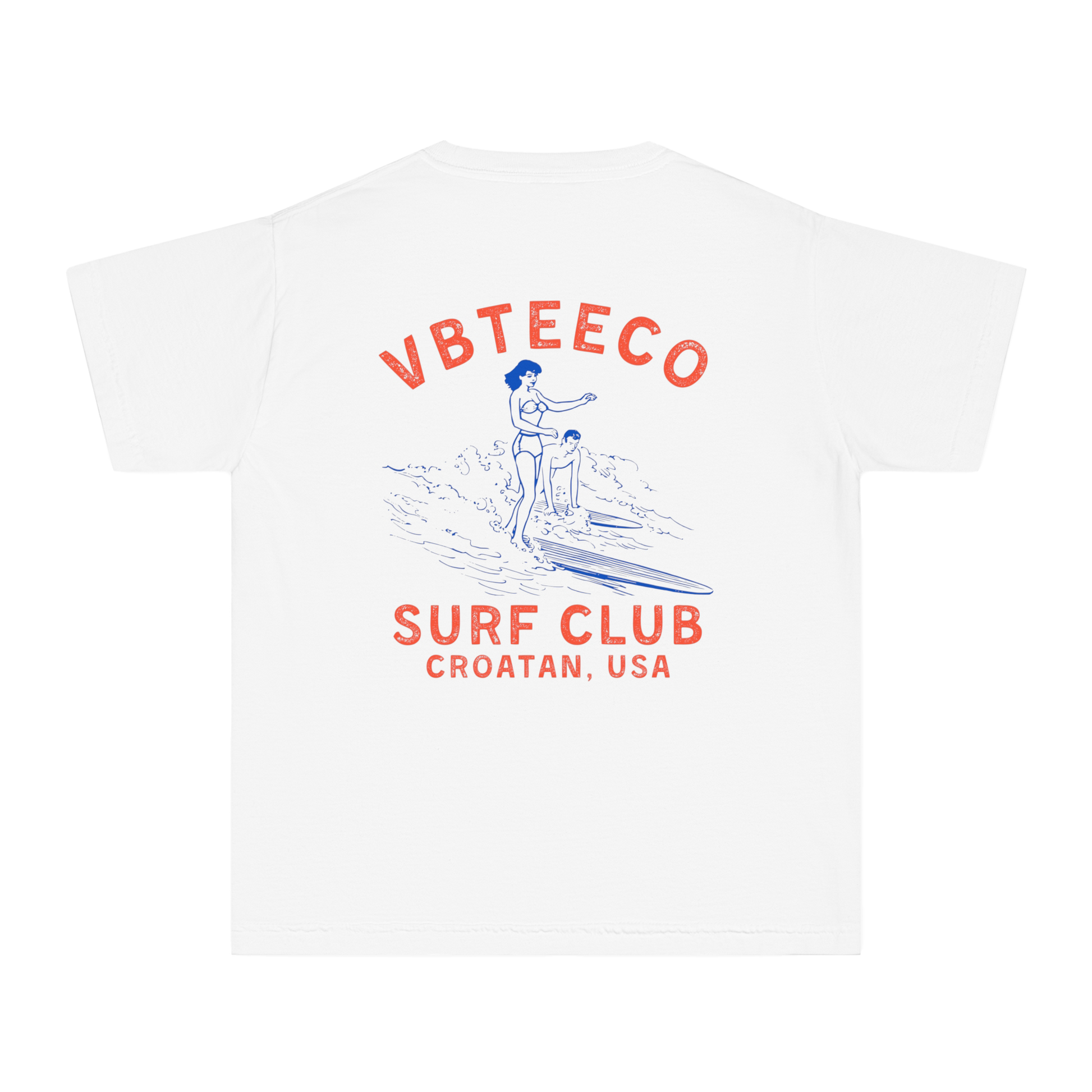 Youth VBTeeCo Croatan Surf Club T-Shirt in ##color-pattern##
