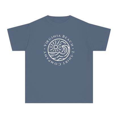 Youth Virginia Beach T-Shirt Company Logo Tee in ##color-pattern##