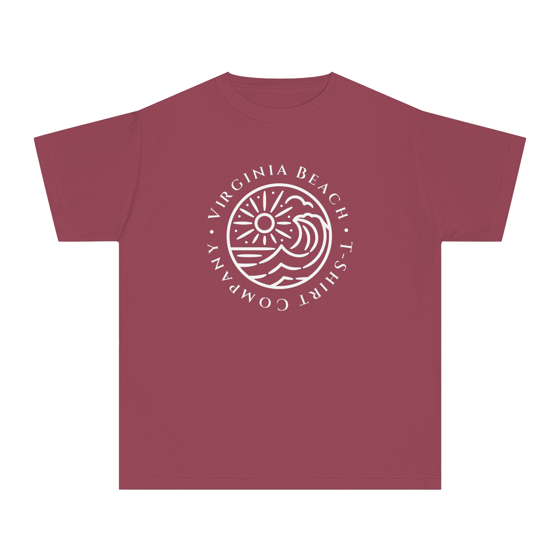 Youth Virginia Beach T-Shirt Company Logo Tee in ##color-pattern##